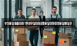 부산용달원룸이사1톤사무실이사소형용달이사삼성용달배달꾼