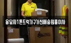용달차1톤트럭가구가전배송원룸이사