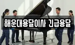 해운대용달이사 긴급용달