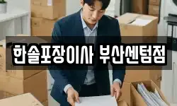 한솔포장이사 부산센텀점