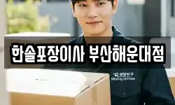 한솔포장이사 부산해운대점