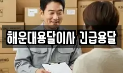 해운대용달이사 긴급용달