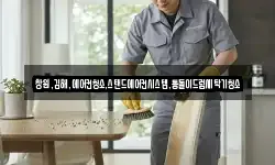부산 강서구 봉림동 청소,입주청소,사무실청소,에어컨청소