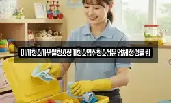 이사청소사무실청소정기청소입주청소전문업체정성클린