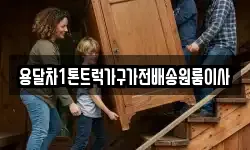 용달차1톤트럭가구가전배송원룸이사