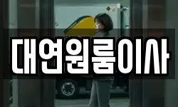 대연원룸이사