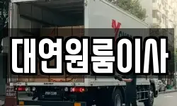 대연원룸이사