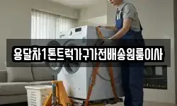 용달차1톤트럭가구가전배송원룸이사