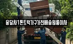 용달차1톤트럭가구가전배송원룸이사