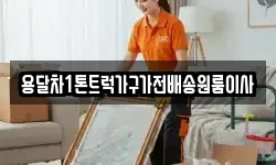 용달차1톤트럭가구가전배송원룸이사