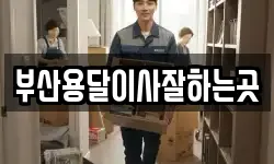 부산용달이사잘하는곳