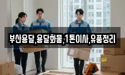 부산 사상구 삼락동 이사,용달이사,포장이사,원룸이사,보관이사