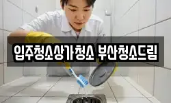 입주청소상가청소 부산청소드림