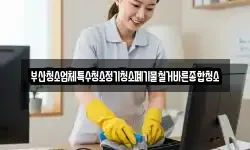 부산청소업체특수청소정기청소폐기물철거바른종합청소