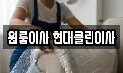 원룸이사 현대클린이사
