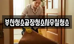 부산청소공장청소사무실청소