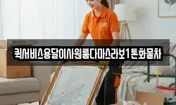 퀵서비스용달이사원룸다마스라보1톤화물차