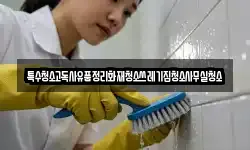 특수청소고독사유품정리화재청소쓰레기집청소사무실청소