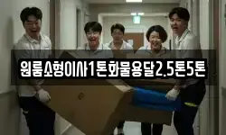 원룸소형이사1톤화물용달2.5톤5톤