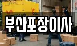부산포장이사