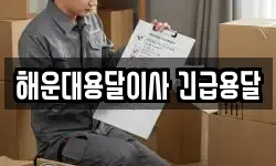 해운대용달이사 긴급용달