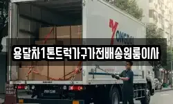 용달차1톤트럭가구가전배송원룸이사