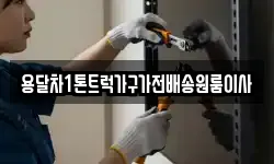 용달차1톤트럭가구가전배송원룸이사