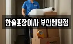 한솔포장이사 부산센텀점