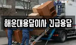 해운대용달이사 긴급용달