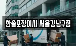한솔포장이사 서울강남구점