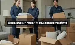 원룸이사용달이사반포장이사포장이사간단이사용달1톤용달차운반