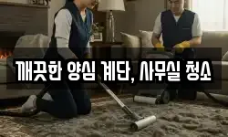 깨끗한 양심 계단, 사무실 청소
