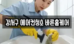 강서구 에어컨청소 바른홈케어