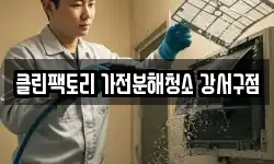 클린팩토리 가전분해청소 강서구점