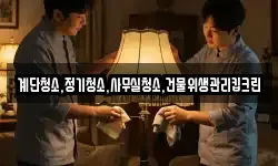 계단청소,정기청소,사무실청소,건물위생관리킵크린