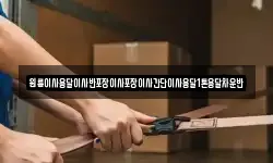 원룸이사용달이사반포장이사포장이사간단이사용달1톤용달차운반
