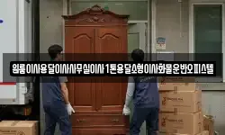 원룸이사용달이사사무실이사1톤용달소형이사화물운반오피스텔