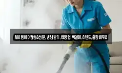 시스템에어컨청소전문,냉난방기,천장형,벽걸이,스텐드,출장비무료