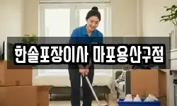 한솔포장이사 마포용산구점