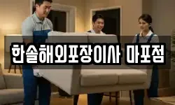 한솔해외포장이사 마포점