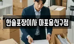한솔포장이사 마포용산구점
