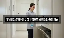 사무실청소입주청소정기청소병원청소방충망시공