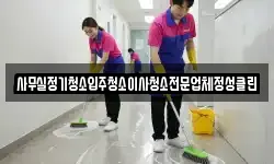 사무실정기청소입주청소이사청소전문업체정성클린