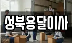 성북용달이사
