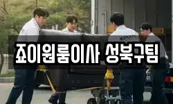 죠이원룸이사 성북구팀
