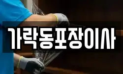 가락동포장이사