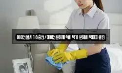 에어컨설치가스충전/에어컨분해세척세탁기 분해세척파파클린
