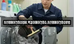 시스템에어컨청소업체,벽걸이에어컨청소,시스템에어컨청소방법