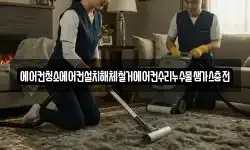 에어컨청소에어컨설치해체철거에어컨수리누수물샘가스충전