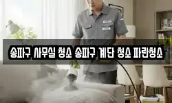송파구 사무실 청소 송파구 계단 청소 파란청소